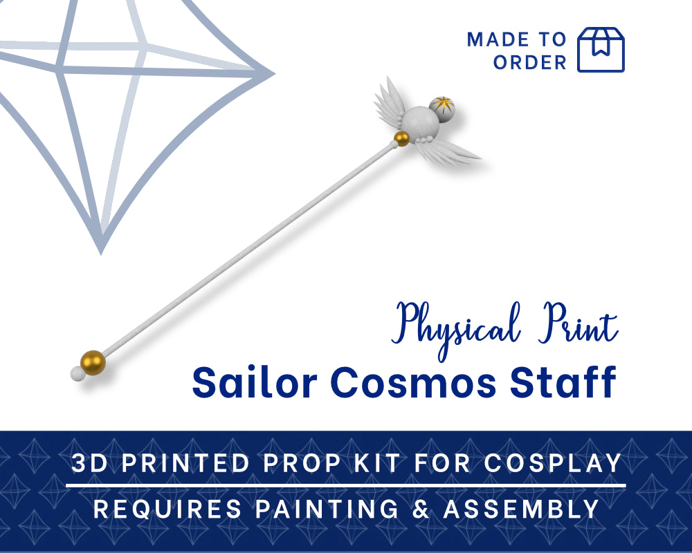 SAILOR COSMOS Staff 3D PRINTED KIT [Sailor Moon: Cosmos] Cosplay Prop Illustris Models