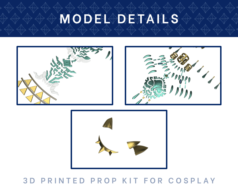 Link Rauru 3d Models RAURU Tabard & Accessories Resin 3D PRINTED KIT [Legend of Zelda: Tear ...