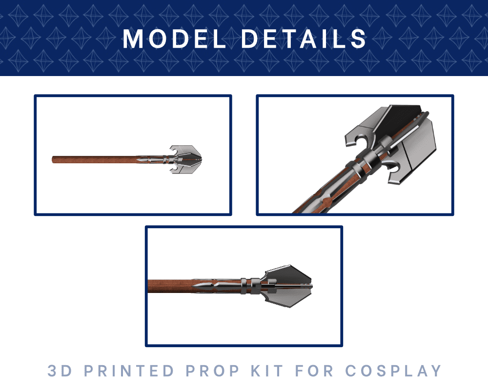 SHADOWHEART Mace 3D Printed Kit (Baldur's Gate 3) – Illustris Models