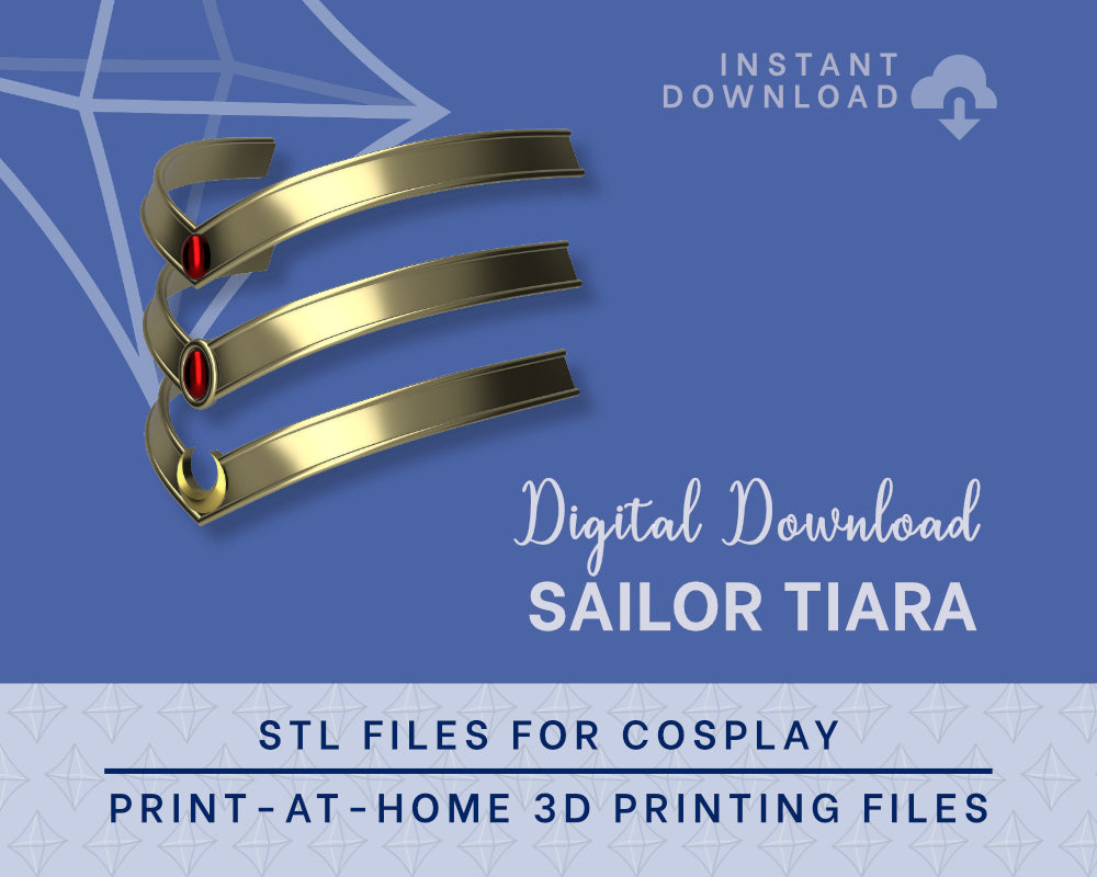SAILOR Scout Tiara STL FILES [Sailor Moon] Illustris Models
