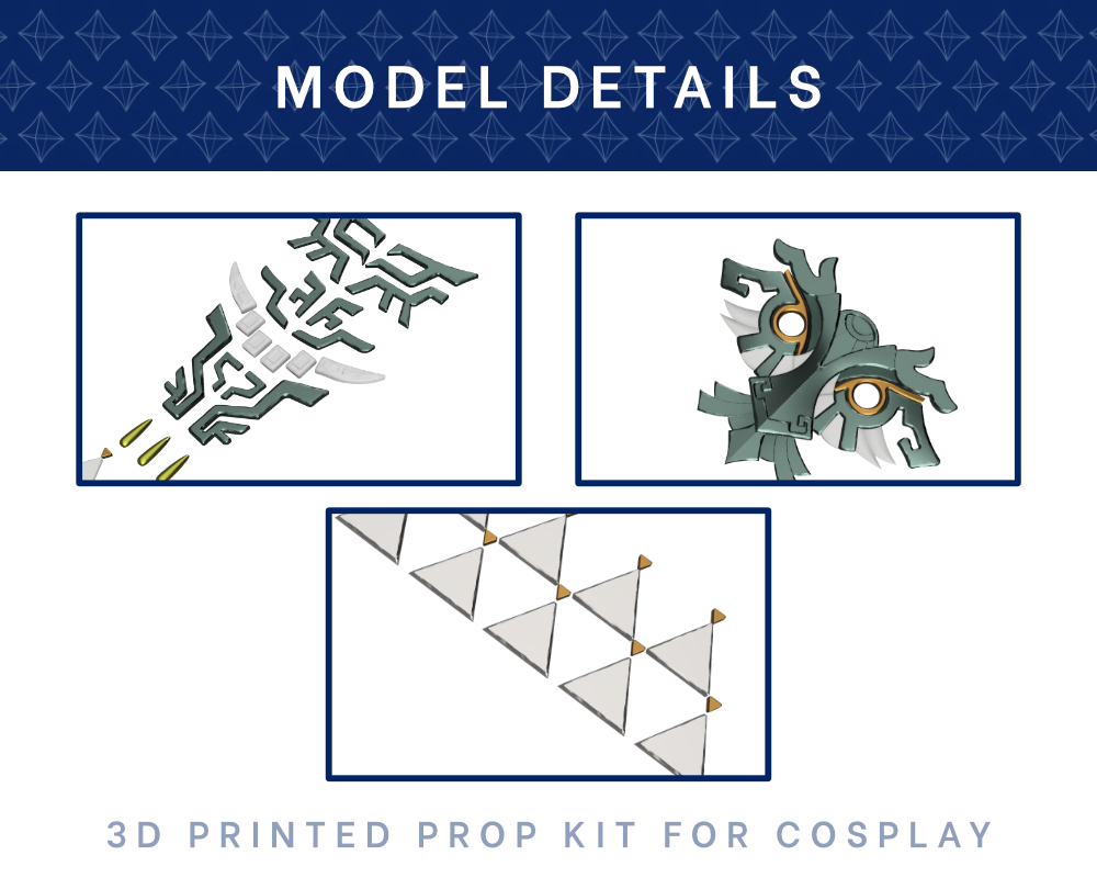 LINK Charged Set Tabard Resin 3D PRINTED KIT [Legend of Zelda: Tears of the Kingdom] Illustris Models & 3D Printing