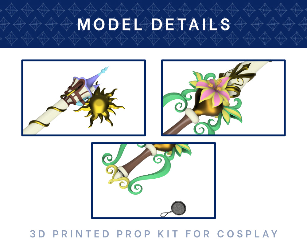 Ever After Keyblade 3D PRINTED KIT [Kingdom Hearts] Illustris Models