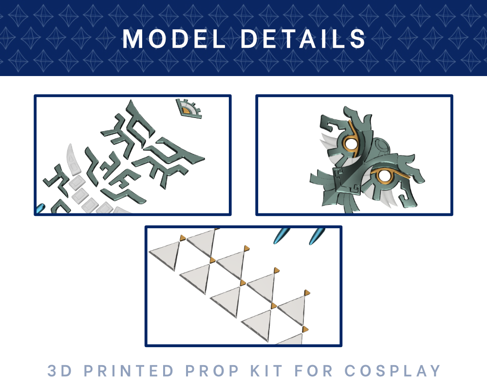 LINK Frostbite Set Tabard Resin 3D PRINTED KIT [Legend of Zelda: Tears of the Kingdom] Illustris Models & 3D Printing