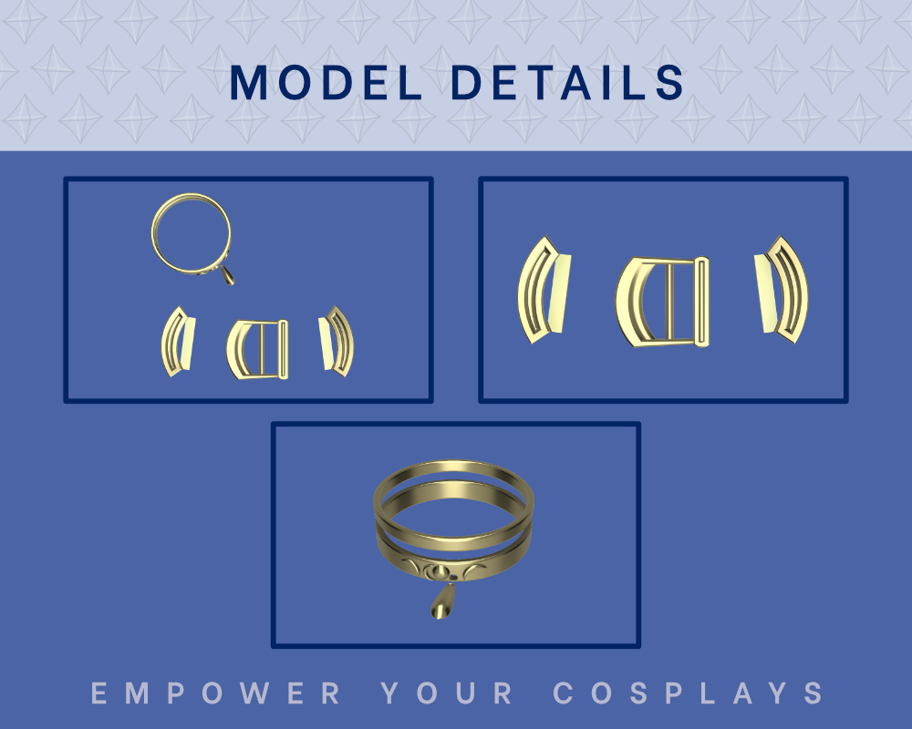 MICAIAH Accessory Kit STL FILES [Fire Emblem: Path of Radiance] Illustris Models & 3D Printing