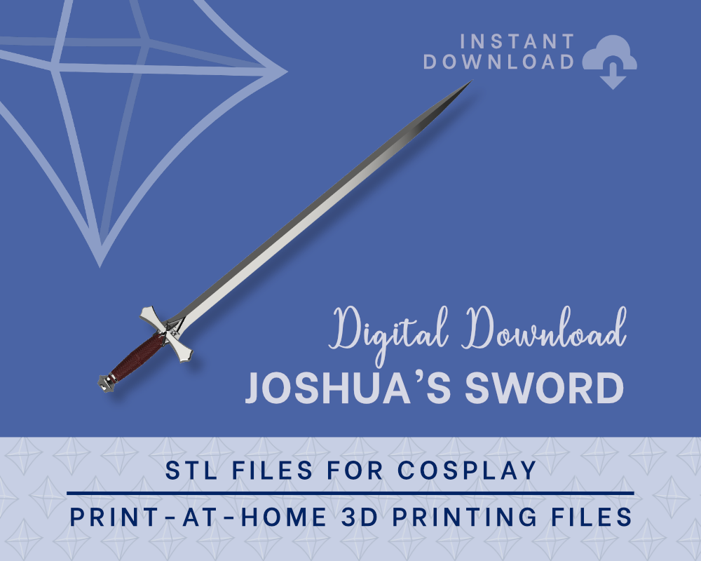 JOSHUA Sword STL FILES [Final Fantasy XVI] Illustris Models & 3D Printing