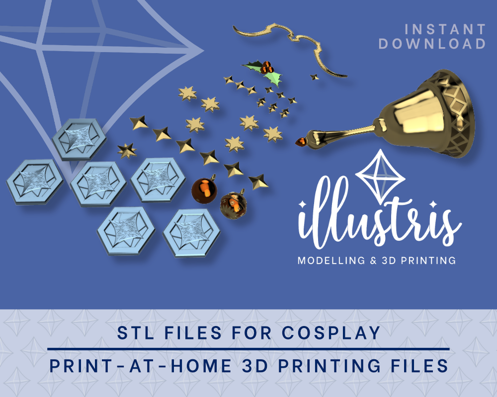 Winter Lissa Accessories STL FILES [Fire Emblem: Heroes] Illustris Models & 3D Printing
