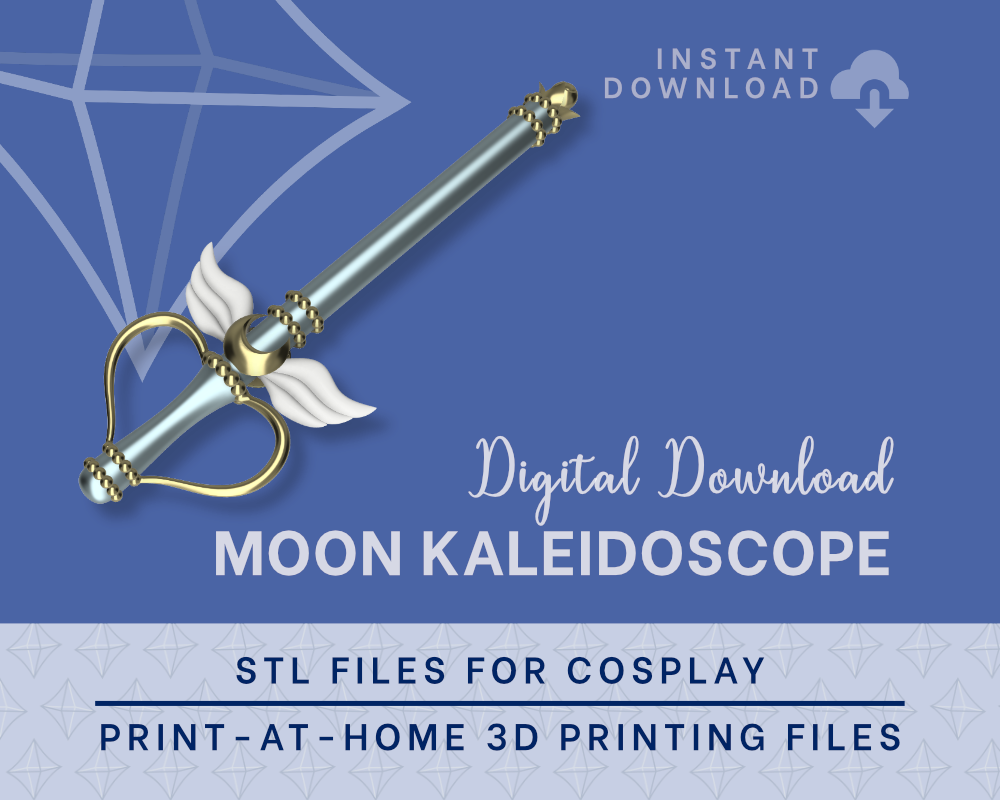 Sailor Moon Kaleiodscope STL Files - Sailor Moon Crystal Cosplay Prop (Digital Download) Illustris Models & 3D Printing