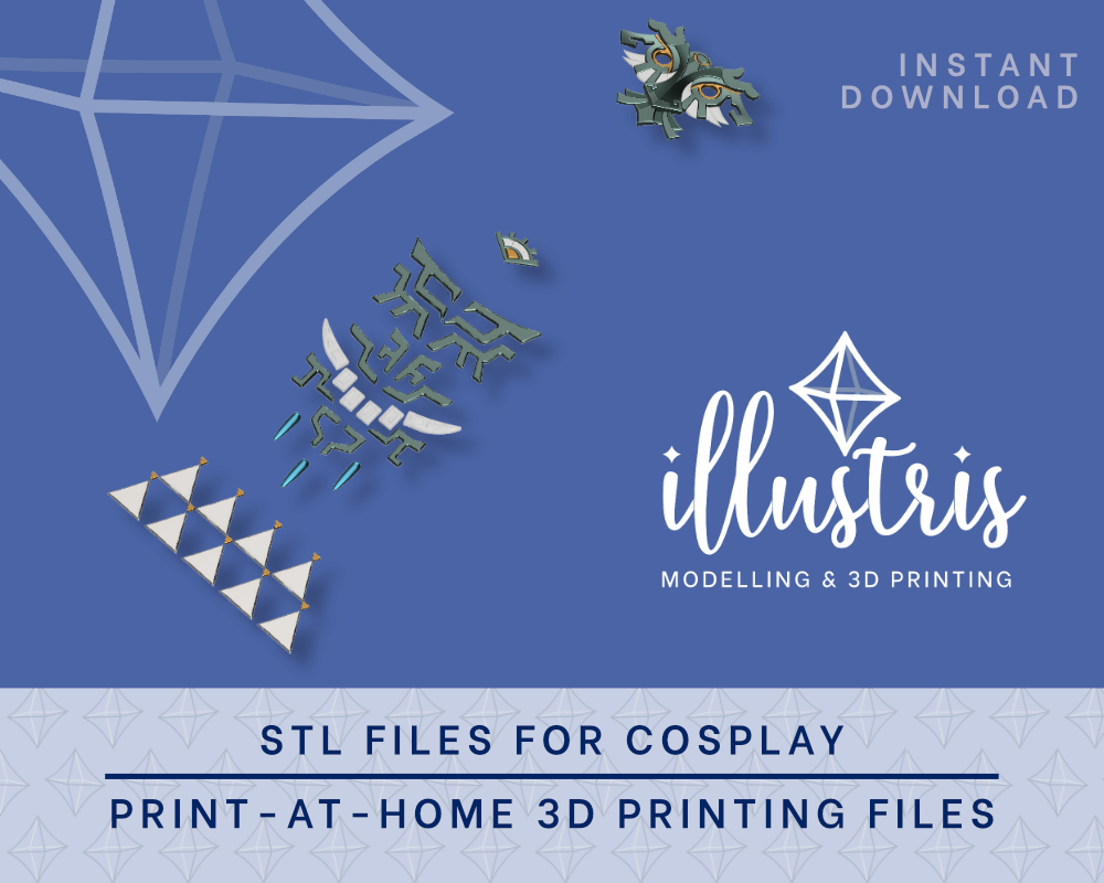 LINK Frostbite Set Tabard STL FILES [Legend of Zelda: Tears of the Kingdom] Illustris Models & 3D Printing