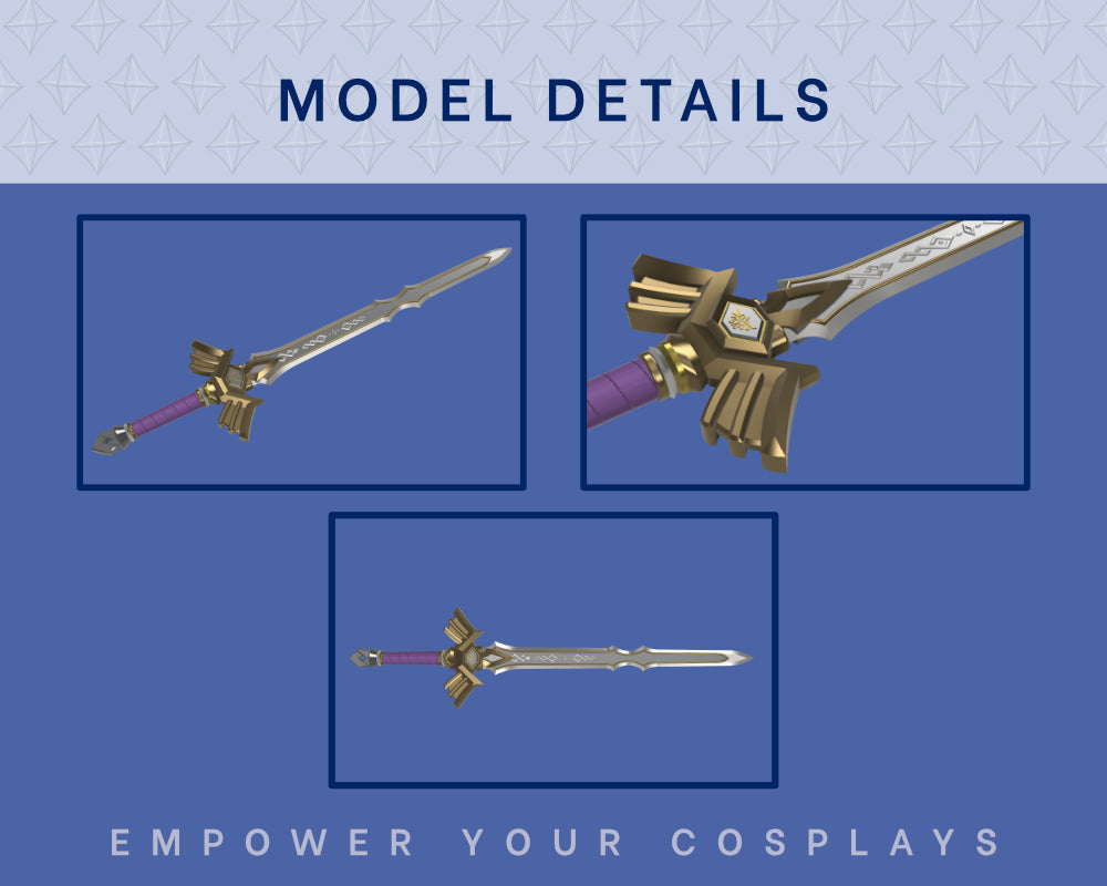 ROYAL Broadsword STL FILES [Legend of Zelda: Breath of the Wild] illustrismodels