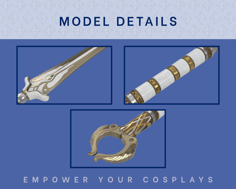 FREYA Mardoll Sword STL FILES [God of War: Ragnarok] Illustris Models