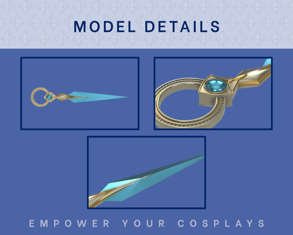 LYRIUM Dagger STL FILES [Dragon Age: The Veilguard] | Cosplay Prop | 3D Print Files Illustris Models