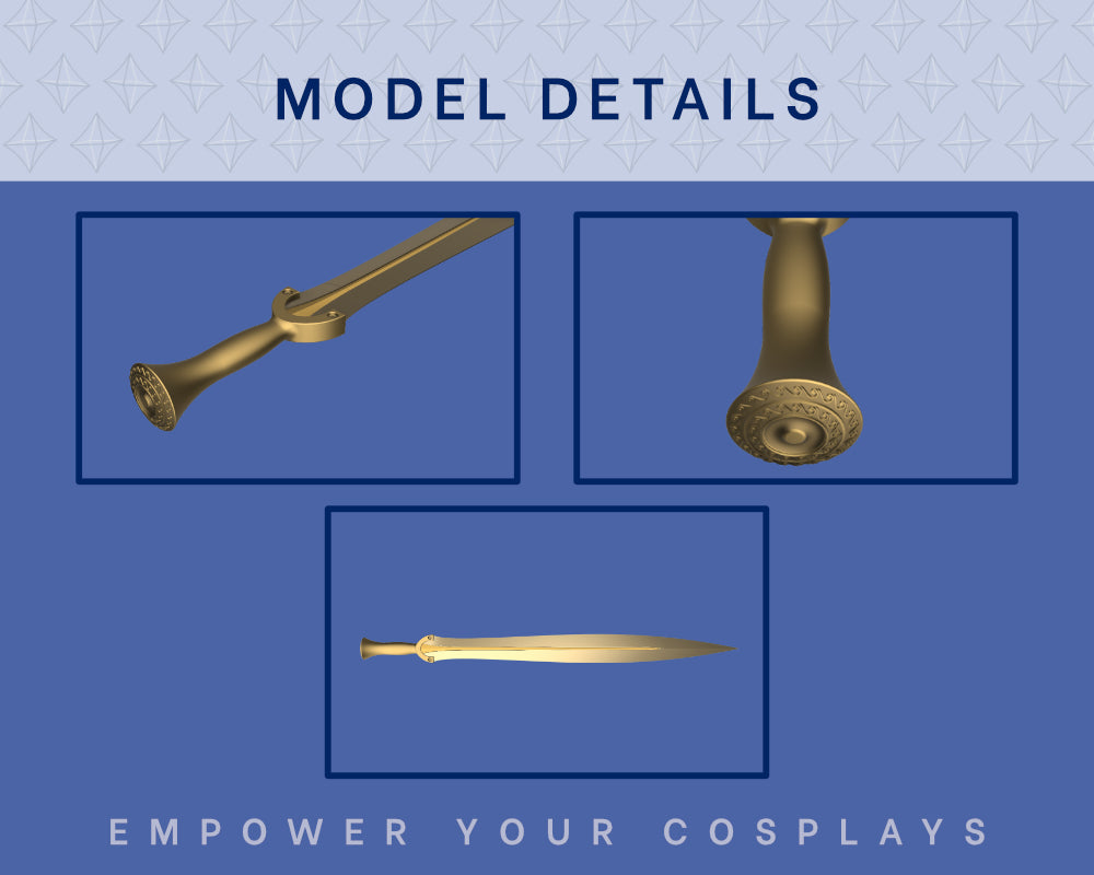 RIPTIDE Sword (Show Ver.) STL Files [Percy Jackson and the Olympians] Illustris Models