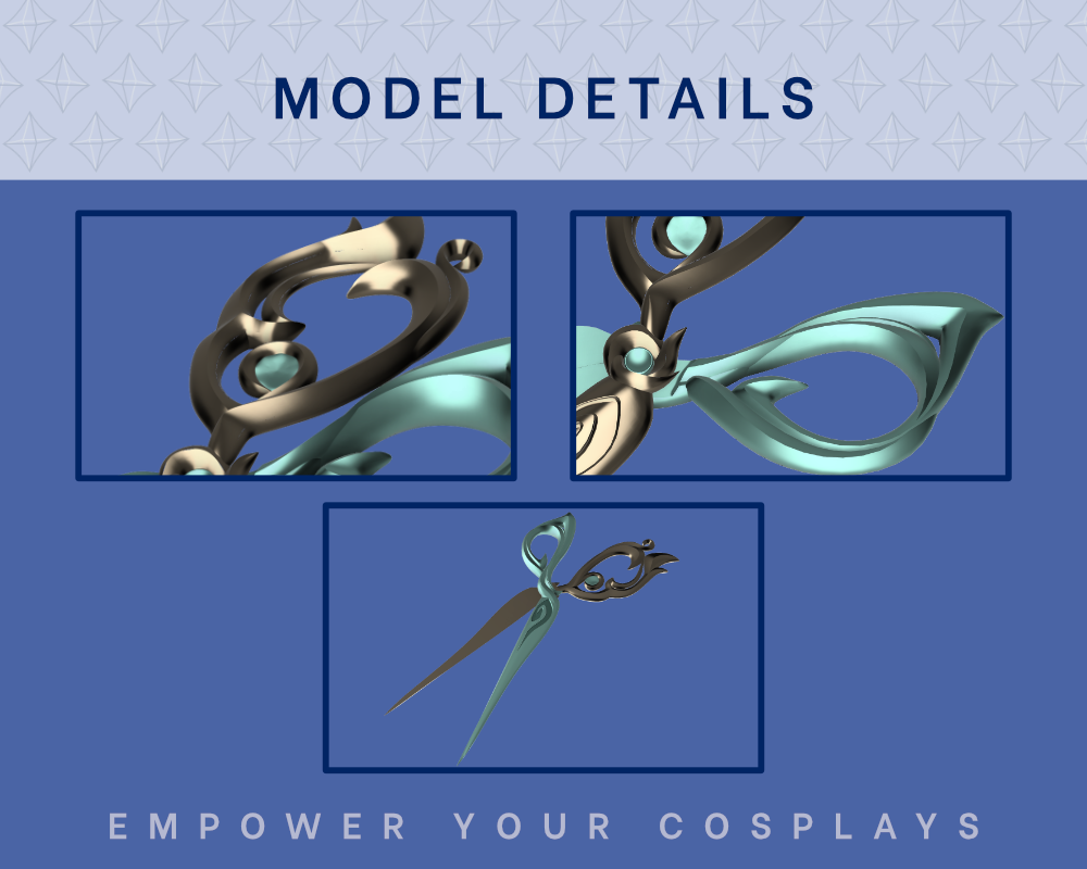 GWEN Mythmaker Scissors STL FILES [League of Legends] Illustris Models & 3D Printing