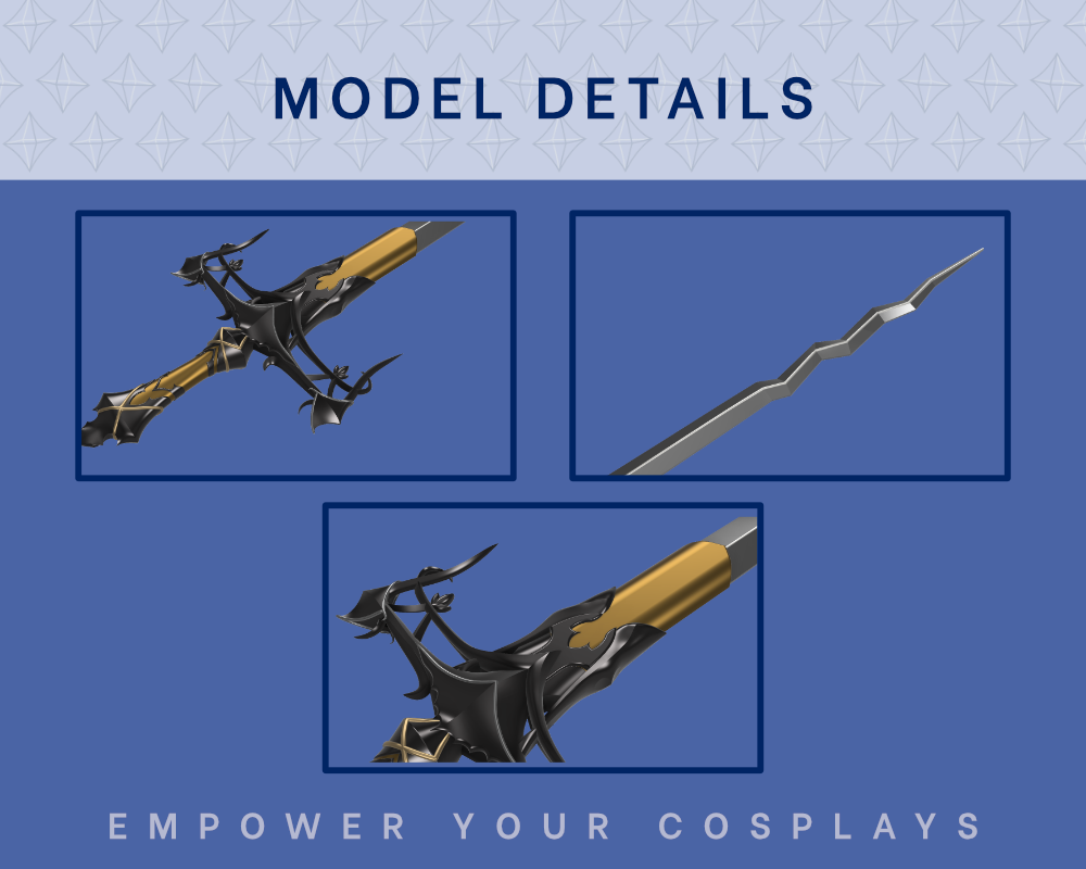 BENEDIKTA Sword STL Files [Final Fantasy XVI] Illustris Models & 3D Printing