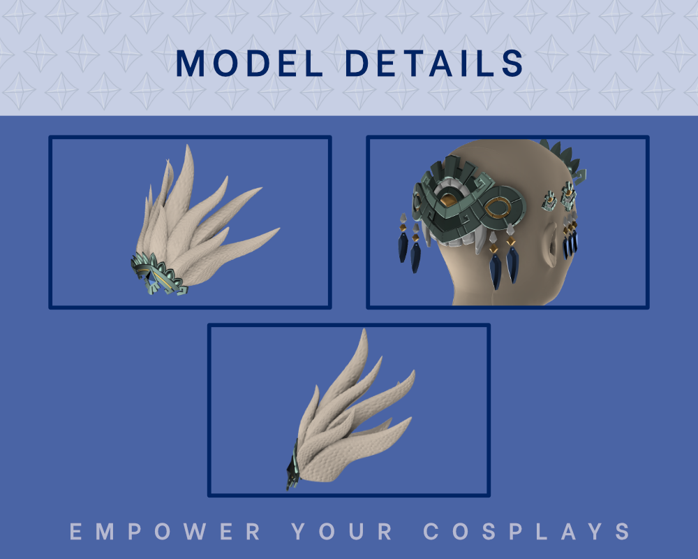 LINK Frostbite Set Headdress Resin STL FILES [Legend of Zelda: Tears of the Kingdom] Cosplay Prop | 3D Print files Illustris Models