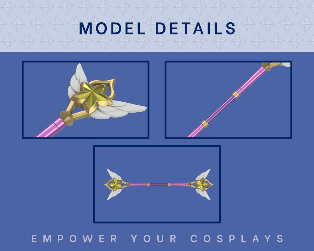 LUX Star Guardian Staff STL FILES [League of Legends] Illustris Models