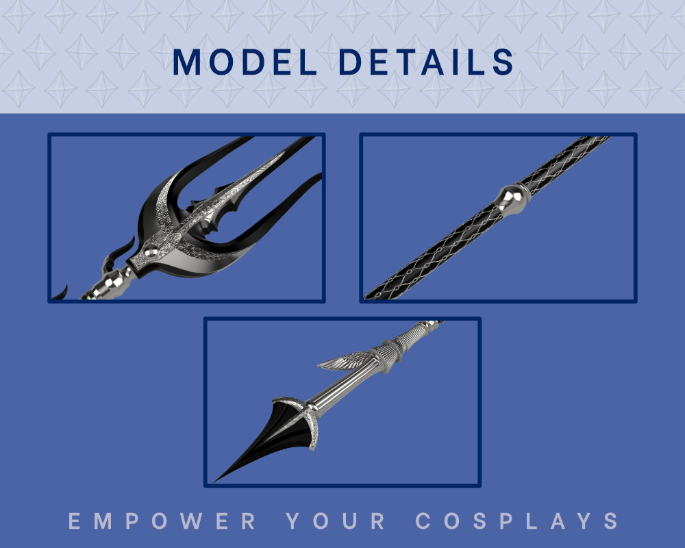 LUNAFREYA Trident of the Oracle STL files [Final Fantasy XV] Illustris Models