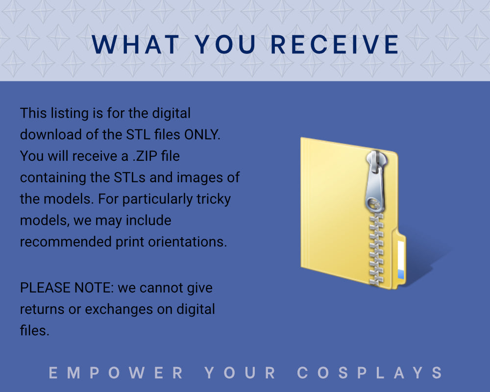 DANTE Red Queen STL FILES [DMC4] 3D Print Files | Instant Download | Cosplay Prop | Full Size Illustris Models