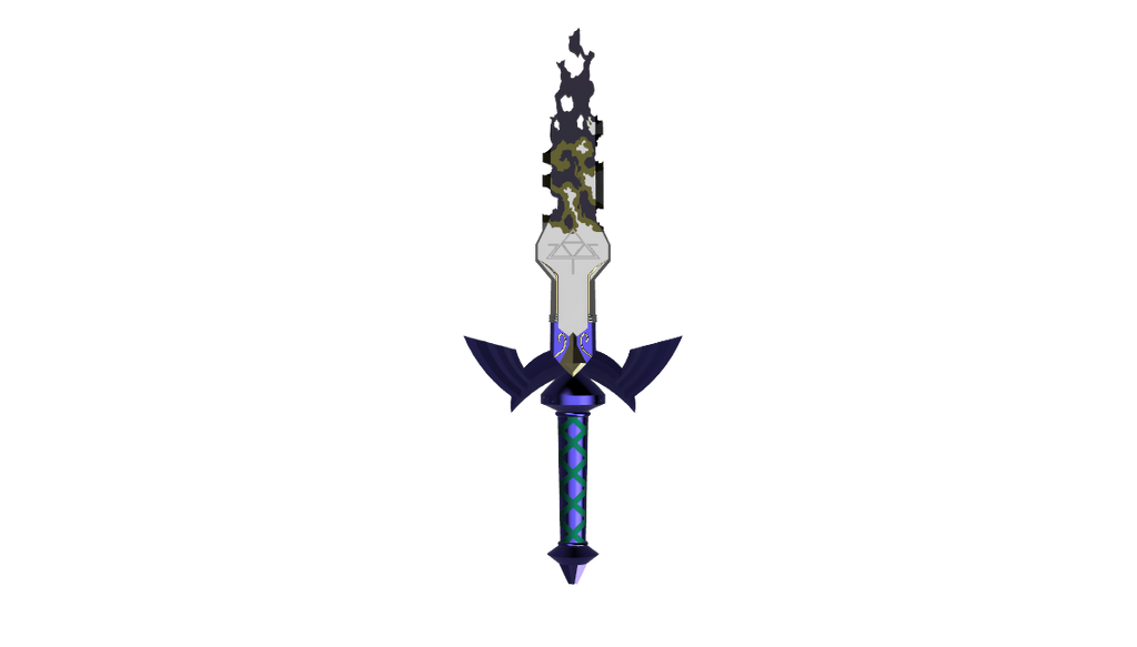 Decayed Master Sword STL FILES [The Legend of Zelda: Tears of the Kingdom] Illustris Models & 3D Printing