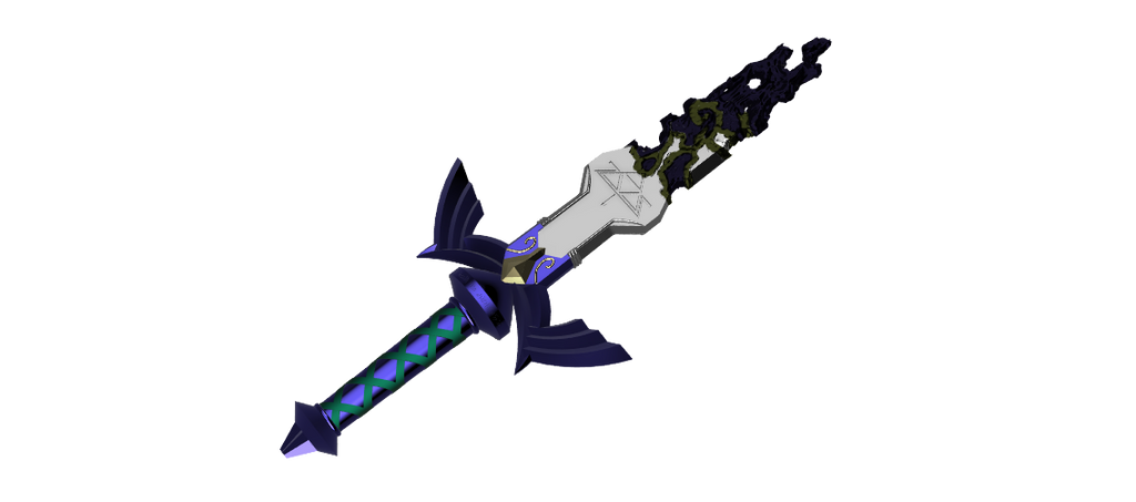 Decayed Master Sword STL FILES [The Legend of Zelda: Tears of the Kingdom] Illustris Models & 3D Printing