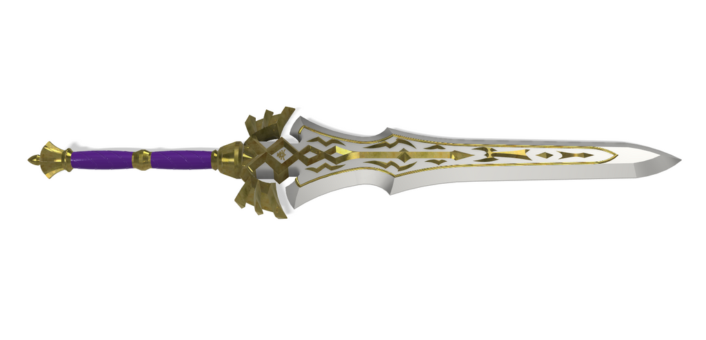 ROYAL Claymore STL FILES [Legend of Zelda: Breath of the Wild] illustrismodels