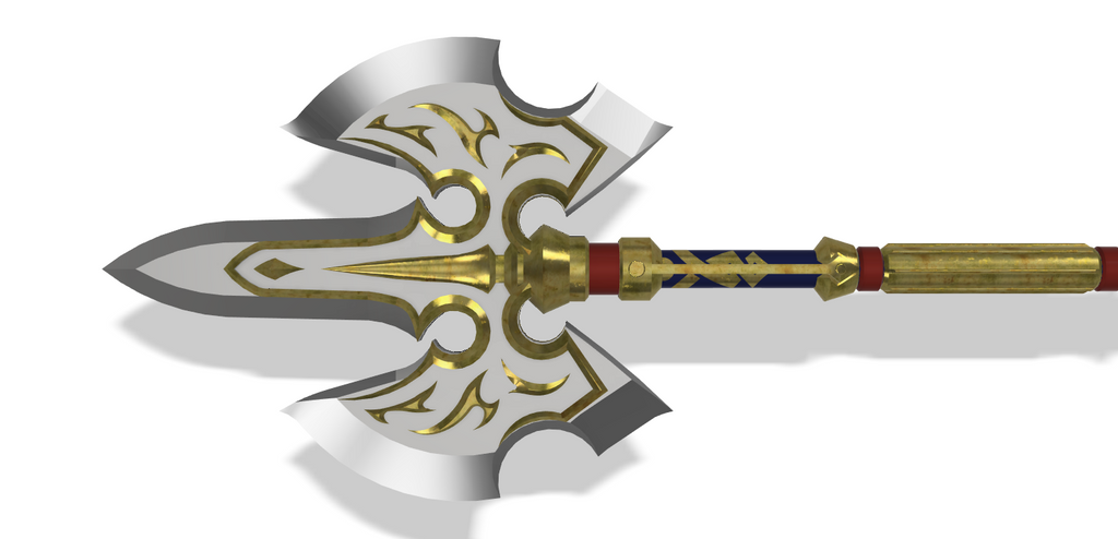 ROYAL Halberd STL FILES [Legend of Zelda: Breath of the Wild] illustrismodels