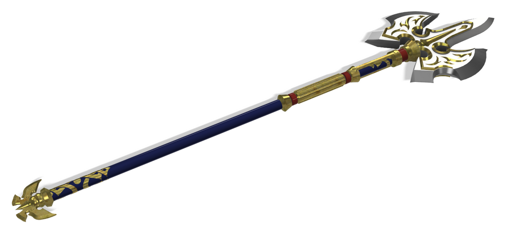 ROYAL Halberd STL FILES [Legend of Zelda: Breath of the Wild] illustrismodels