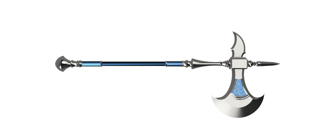 DEDUE Silver Axe STL FILES [Fire Emblem: Three Houses] Illustris Models & 3D Printing