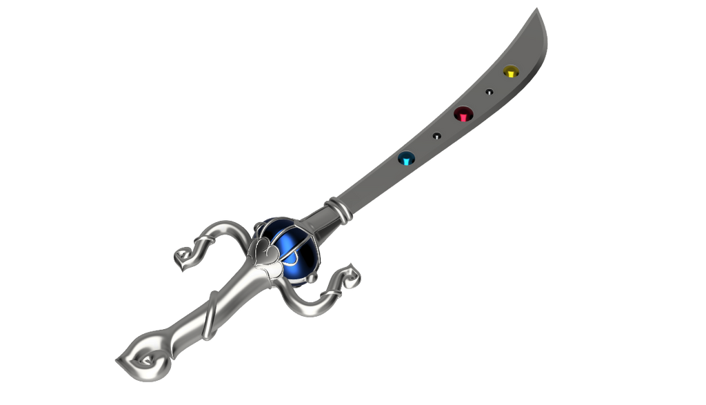 SAILOR URANUS Space Sword STL Files [Sailor Moon Crystal] illustrismodels