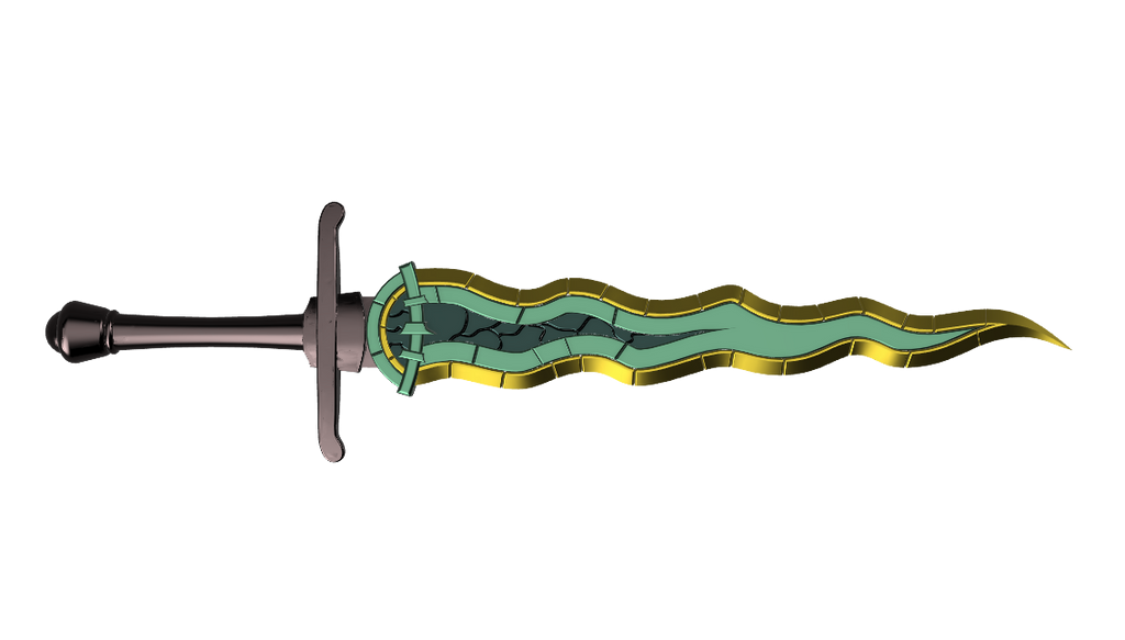 LINK Squiggly Zonai Sword 3D Printed Kit [The Legend of Zelda: Tears of the Kingdom] Illustris Models