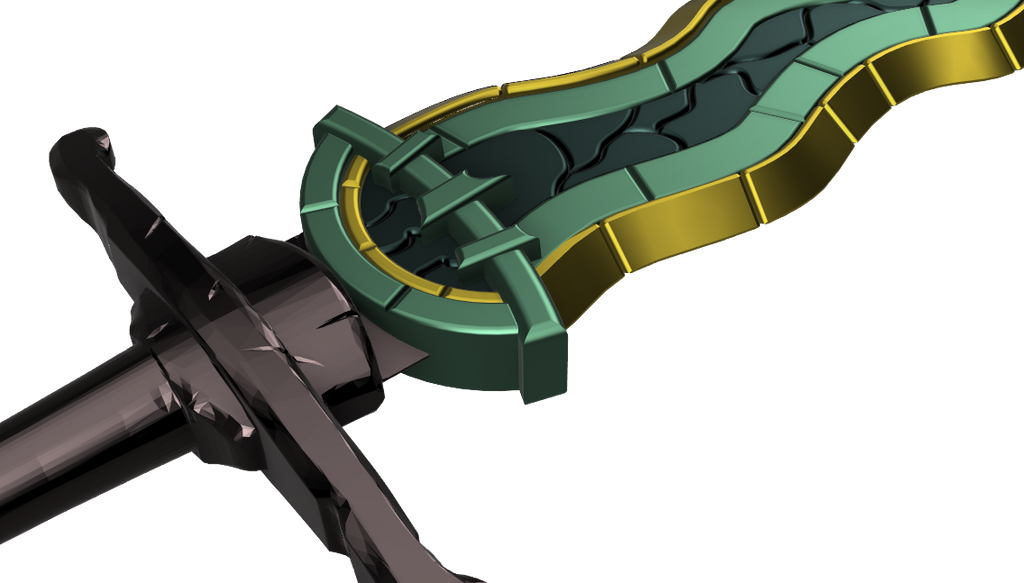 LINK Squiggly Zonai Sword 3D Printed Kit [The Legend of Zelda: Tears of the Kingdom] Illustris Models