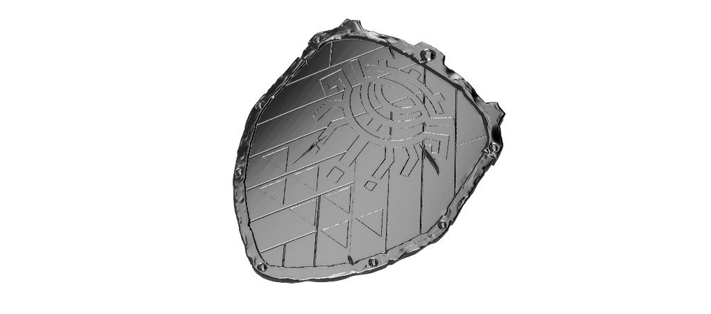 LINK Old Wooden Shield STL Files [The Legend of Zelda: Tears of the Kingdom] Illustris Models & 3D Printing