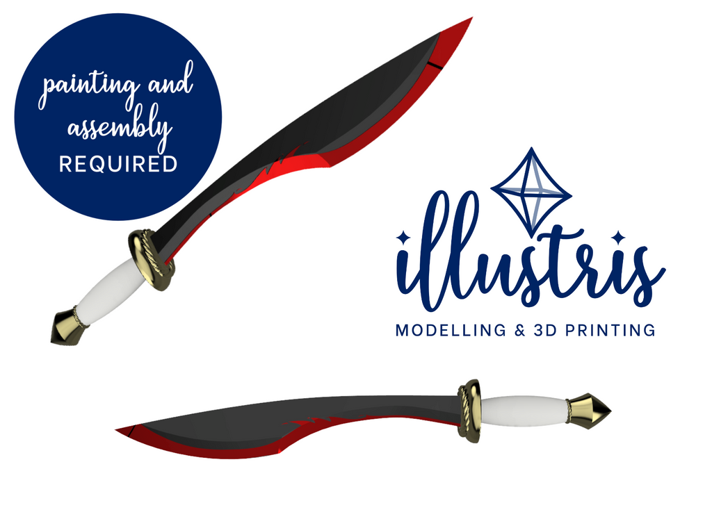 ARES Sword 3D PRINTED KIT [Hades] Illustris Models & 3D Printing