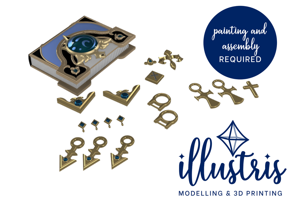 BARBARA Accessory Kit 3D PRINT [Genshin Impact] Illustris Models & 3D Printing