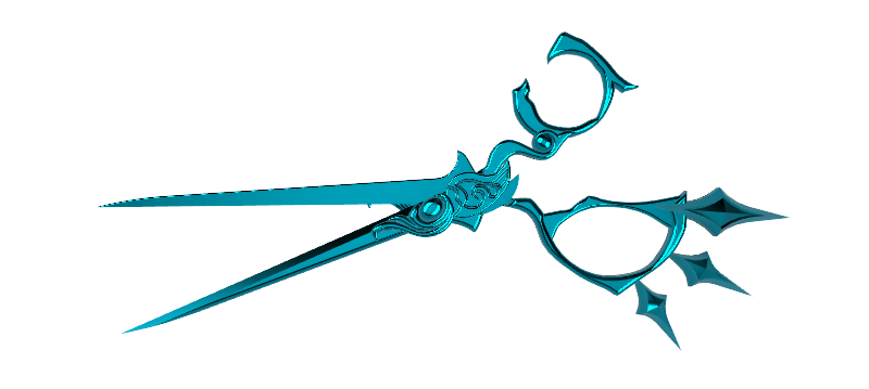 GWEN Hallowed Mist Scissors & Needles 3D PRINTED KIT [League of Legends] illustrismodels