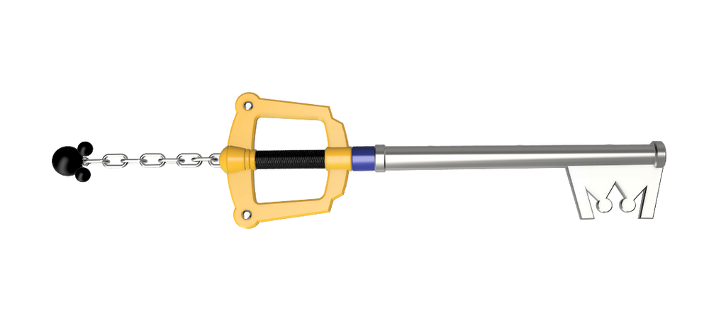 SORA Kingdom Key 3D PRINTED KIT [Kingdom Hearts] Illustris Models & 3D Printing
