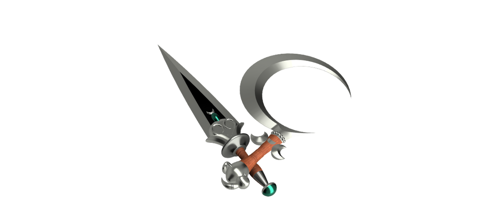 MELINOE Dagger & Sickle 3D PRINTED KIT [Hades] Illustris Models & 3D Printing