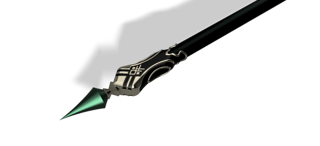 PRIMORDIAL Jade Winged Spear FILE BUNDLE [Genshin Impact] Illustris Models & 3D Printing