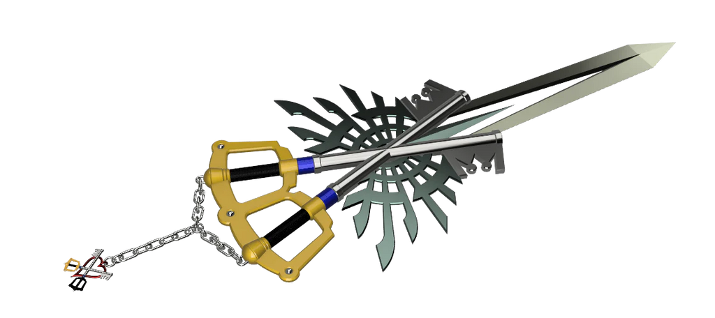 X-Blade Keyblade STL FILES [Kingdom Hearts] Illustris Models & 3D Printing