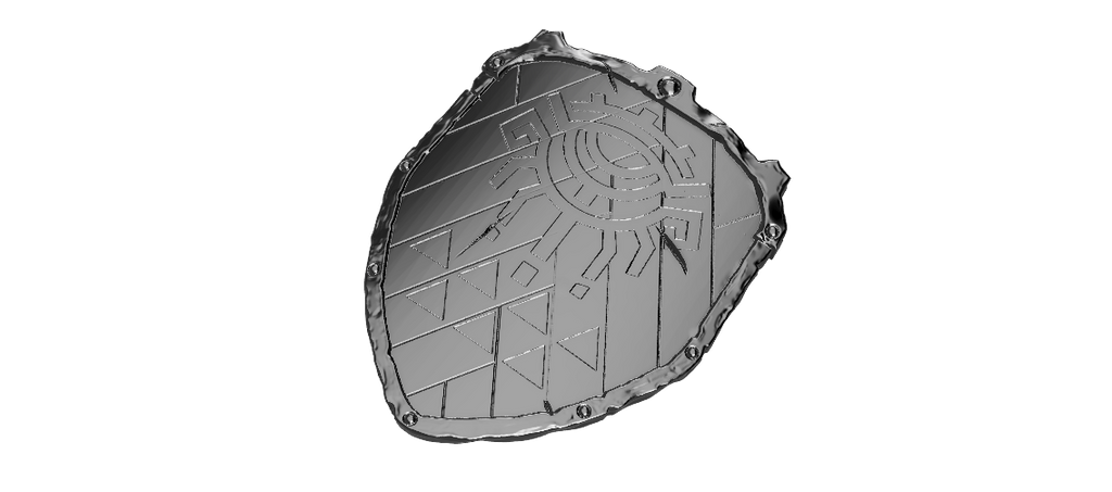 LINK Zonai(?) Shield STL Files [The Legend of Zelda: Tears of the Kingdom] Illustris Models & 3D Printing