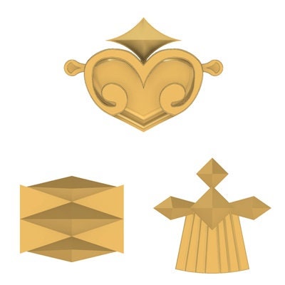 HOUSE LEADERS Brooch Kits 3D Printed Kit [Fire Emblem Three Houses] illustrismodels