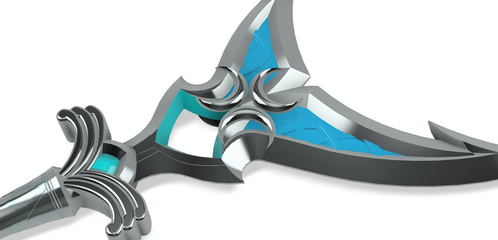 ZORA Silverscale Spear 3D Printed Kit [Legend of Zelda: Breath of the Wild] illustrismodels