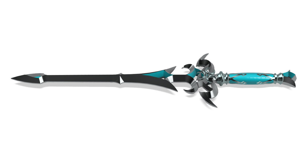 ZORA Sword 3D Printed Kit [Legend of Zelda: Breath of the Wild] illustrismodels