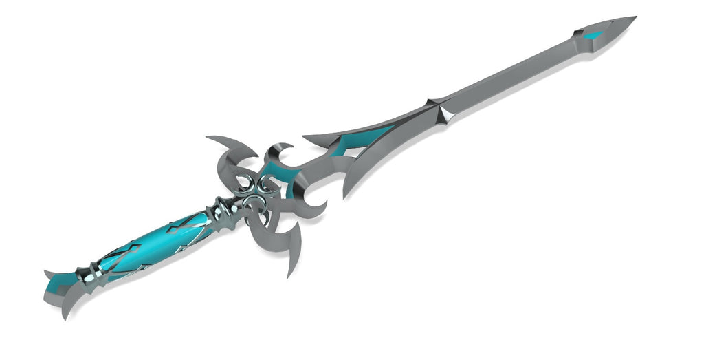 ZORA Sword 3D Printed Kit [Legend of Zelda: Breath of the Wild] illustrismodels