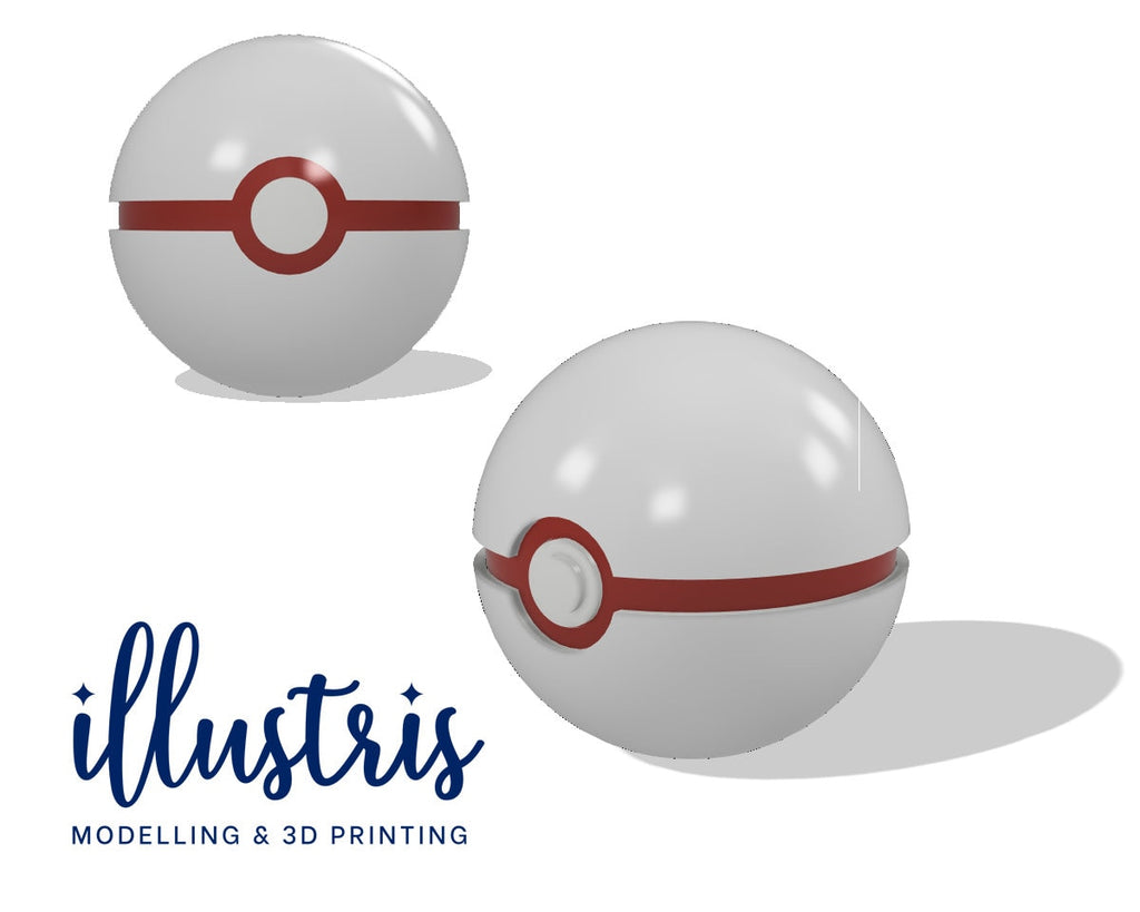 POKEBALL Various Styles 3D Printed Kit [Pokemon] illustrismodels