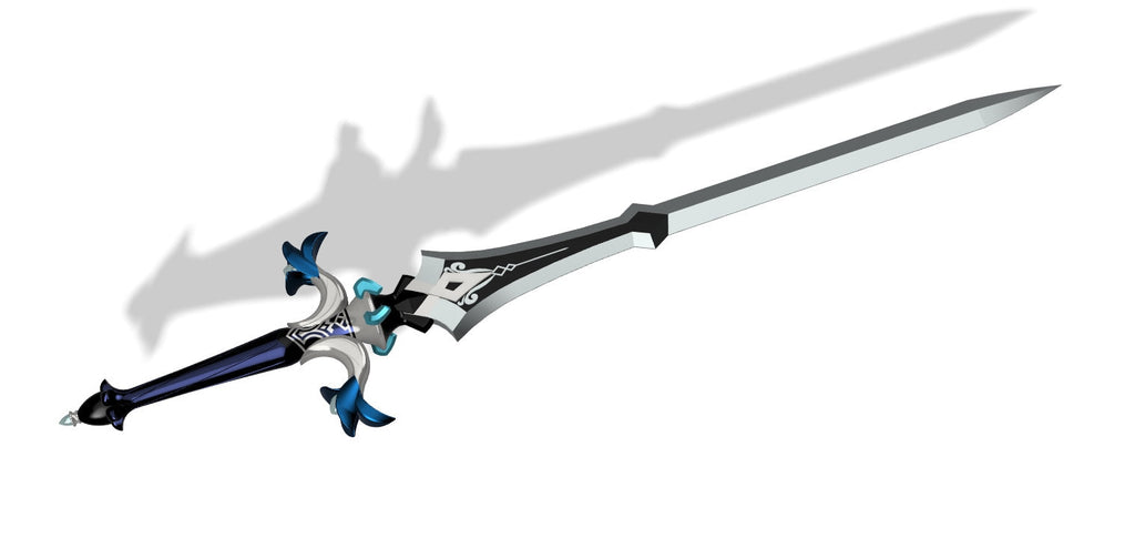 SACRIFICIAL Sword 3D Printed Kit [Genshin Impact] illustrismodels