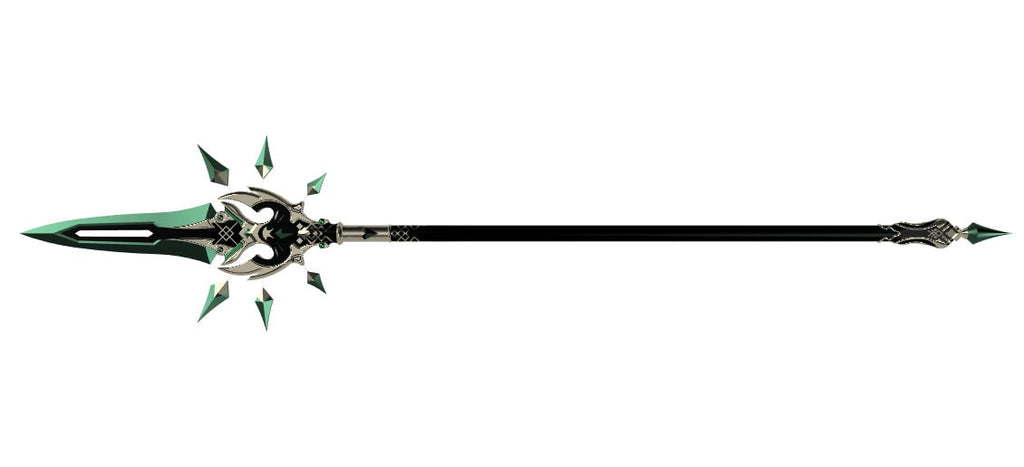 PRIMORDIAL JADE Winged Spear 3D Printed Kit [Genshin Impact] illustrismodels