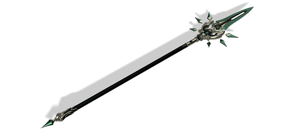 PRIMORDIAL JADE Winged Spear 3D Printed Kit [Genshin Impact] illustrismodels