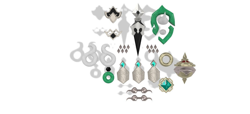 XIAO Accessory Kit 3D Printed Kit [Genshin Impact] illustrismodels