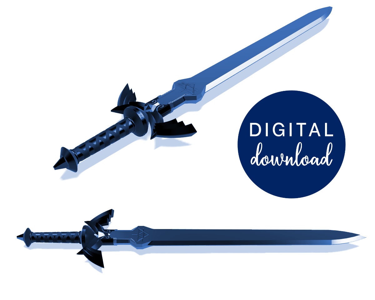 DAMAGED Master Sword 3D Printed Kit [The Legend of – Illustris Models